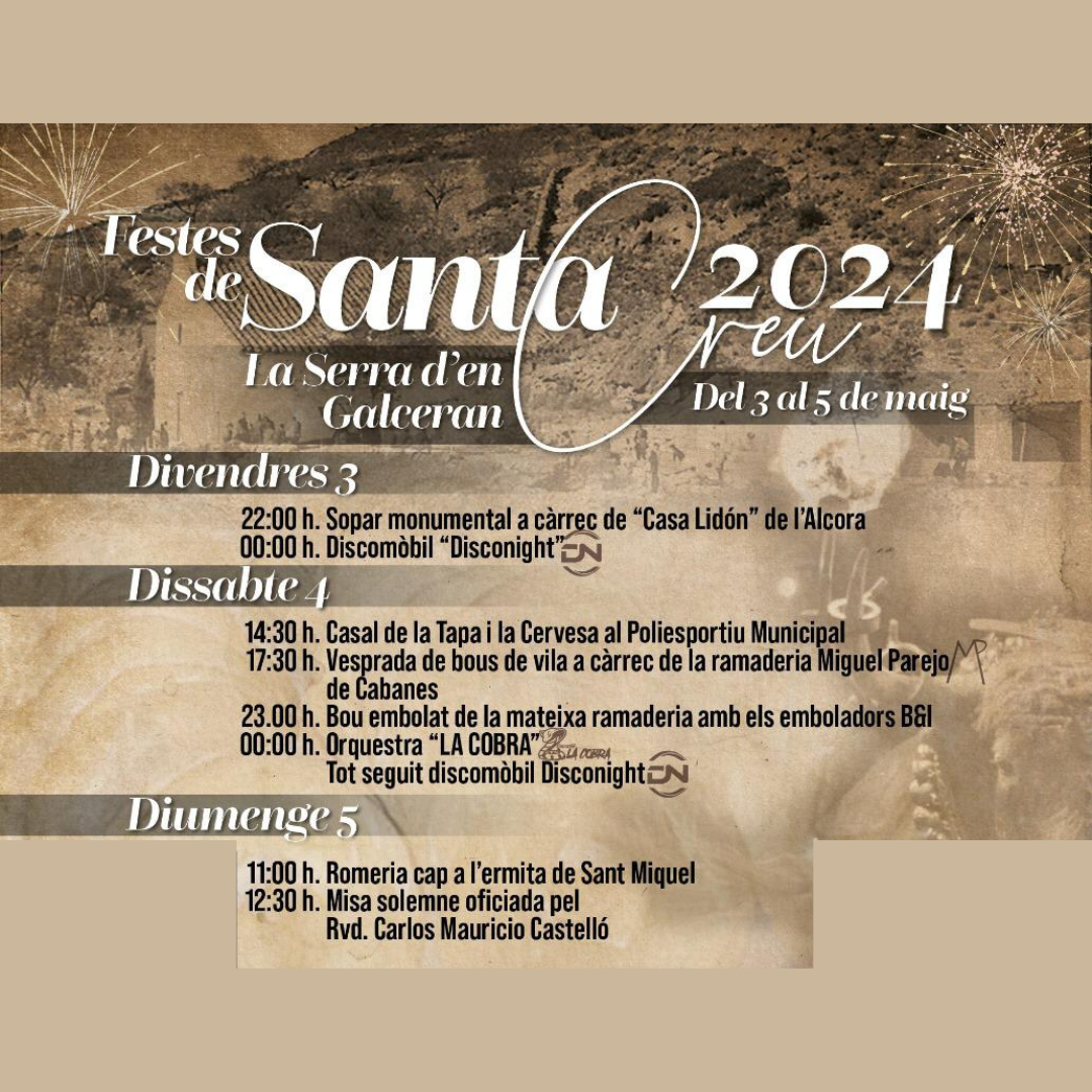 Fiestas Santa Creu 2024